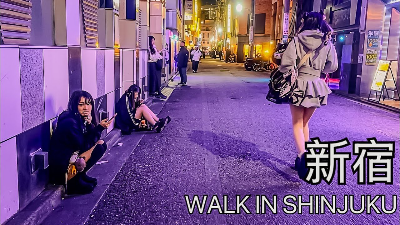 大久保公園歌舞伎町 Okubo Park Dark Night 