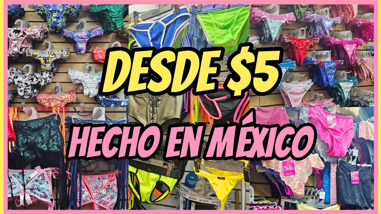 👙 Lencería nacional para caballero y dama desde $5 | tangas, brief, columpio, coordinados, babydoll