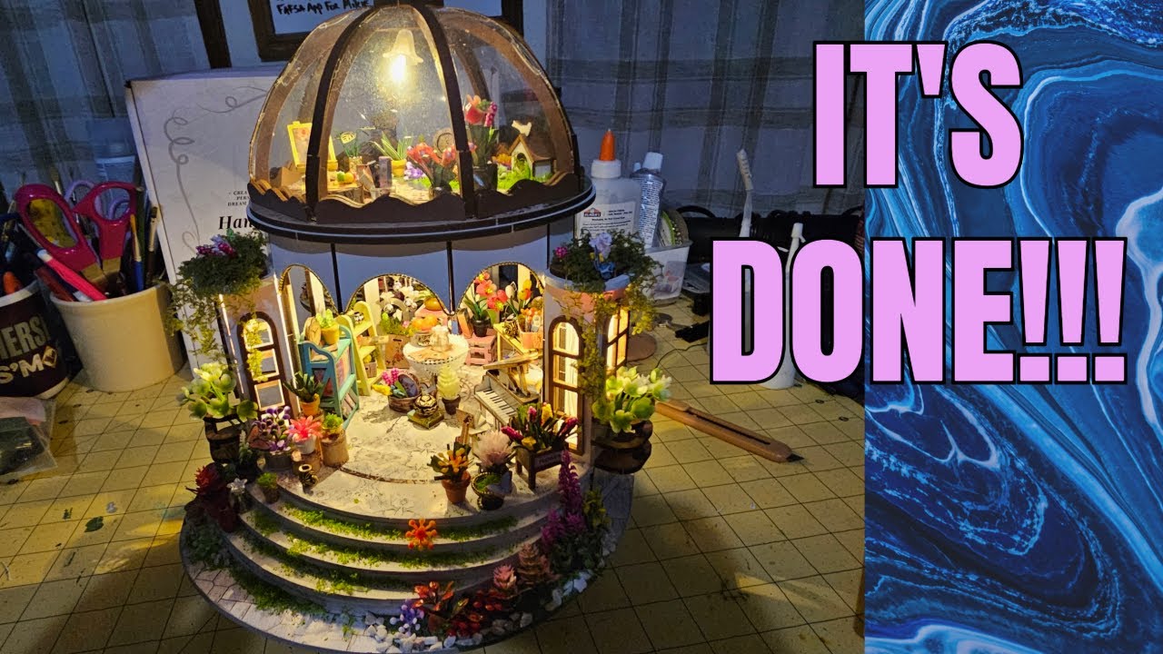 The Hanging Garden, FINALE! Oh my! #miniatures #dollhouse #crafts