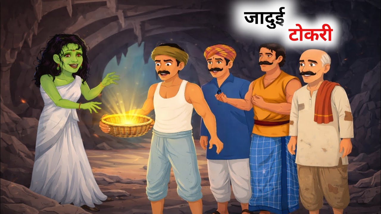 एक गरीब लकड़हारे को मिली जादुई टोकरी | JADUI TOKRI | HINDI KAHANIYA | STORIES IN HINDI