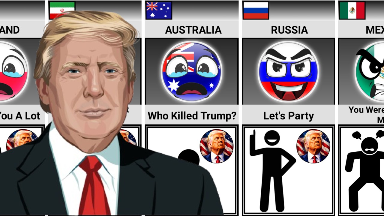 What If Donald Trump Died ~ Countries Reaction [Countryballs]