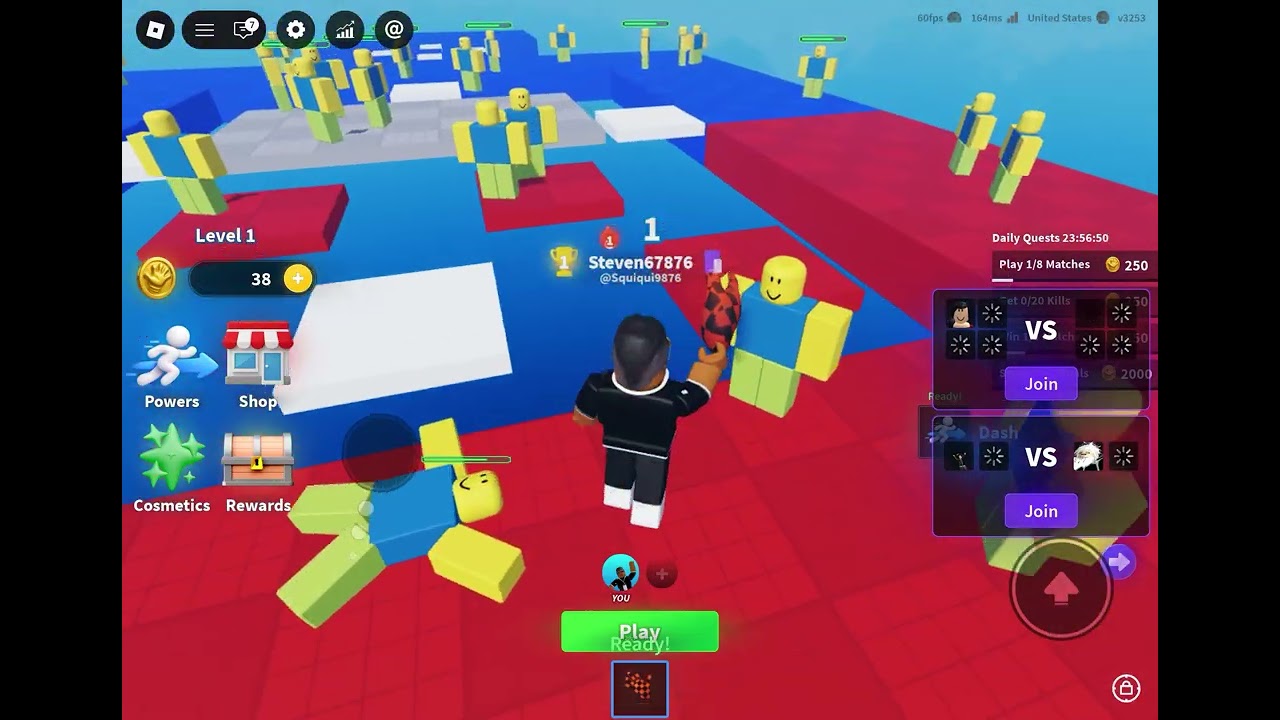 Playing slap duels