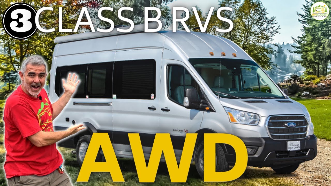 3 Awesome ALL WHEEL DRIVE  Class B RVs