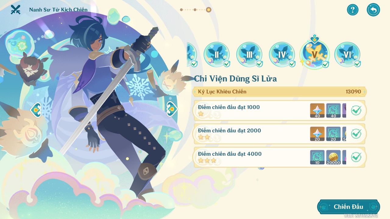 Genshin Impact|Events:Nanh Sư Tử Kịch Chiến ( V - Chi Viện Dũng Sĩ Lửa )