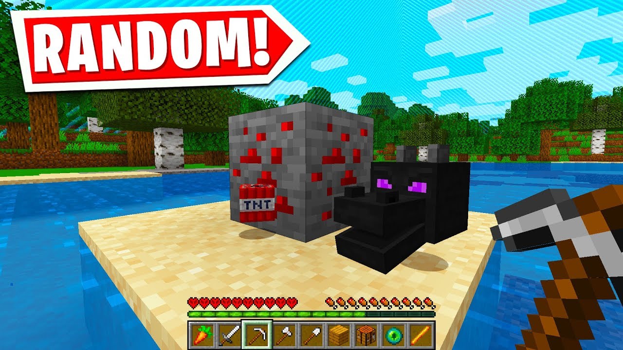 MINECRAFT HARDCORE BUT EVERY DROP IS RANDOM.. (Part 3)