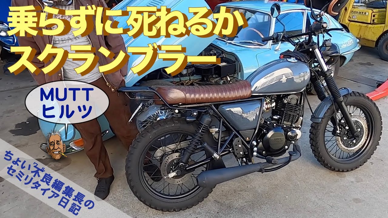 【Mutt スクランブラー】乗らずに死ねるか S・マックィーン ヒルツモデル
