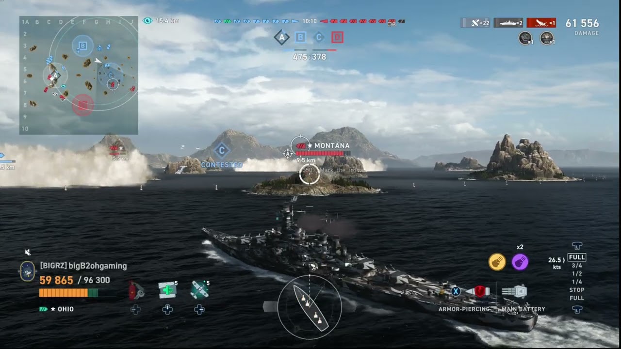 У меня слишком много боев на Ohio &mdash; World of Warships: Legends