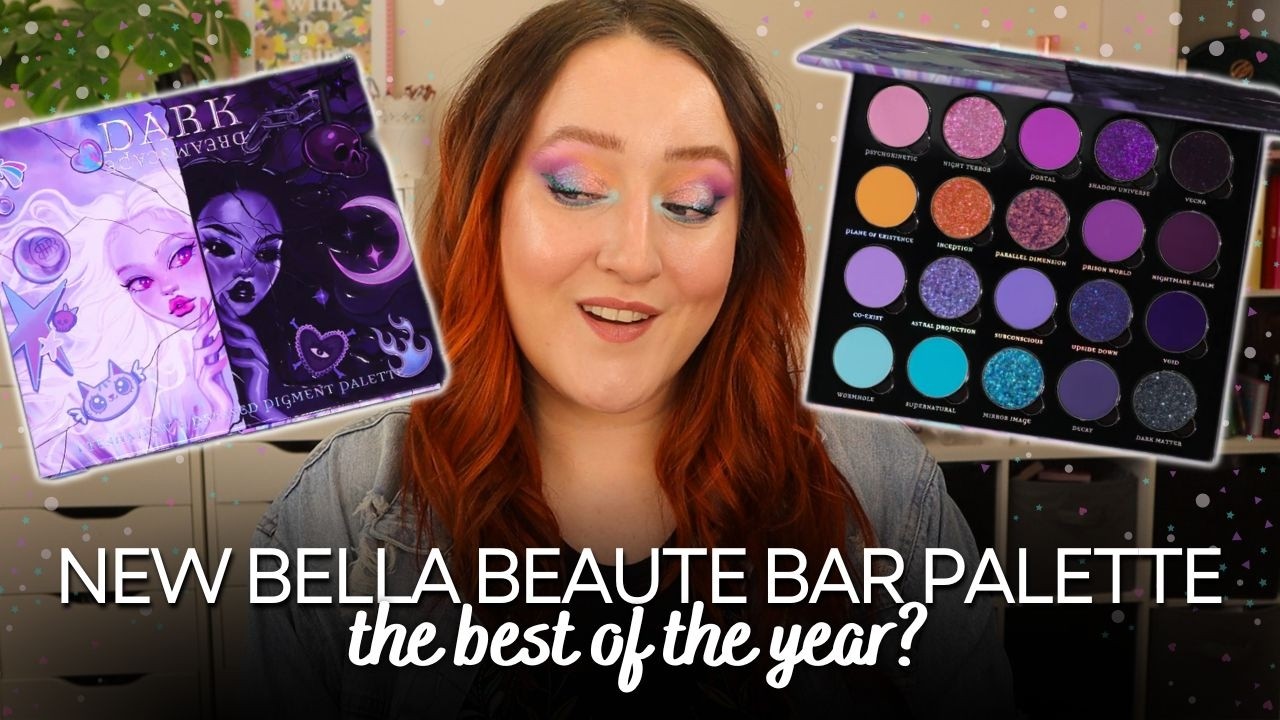 Палетка теней для век BELLA BEAUTE BAR *НОВИНКА* DARK DREAMSCAPE! Свотчи и примерка. Обзор инди-к...