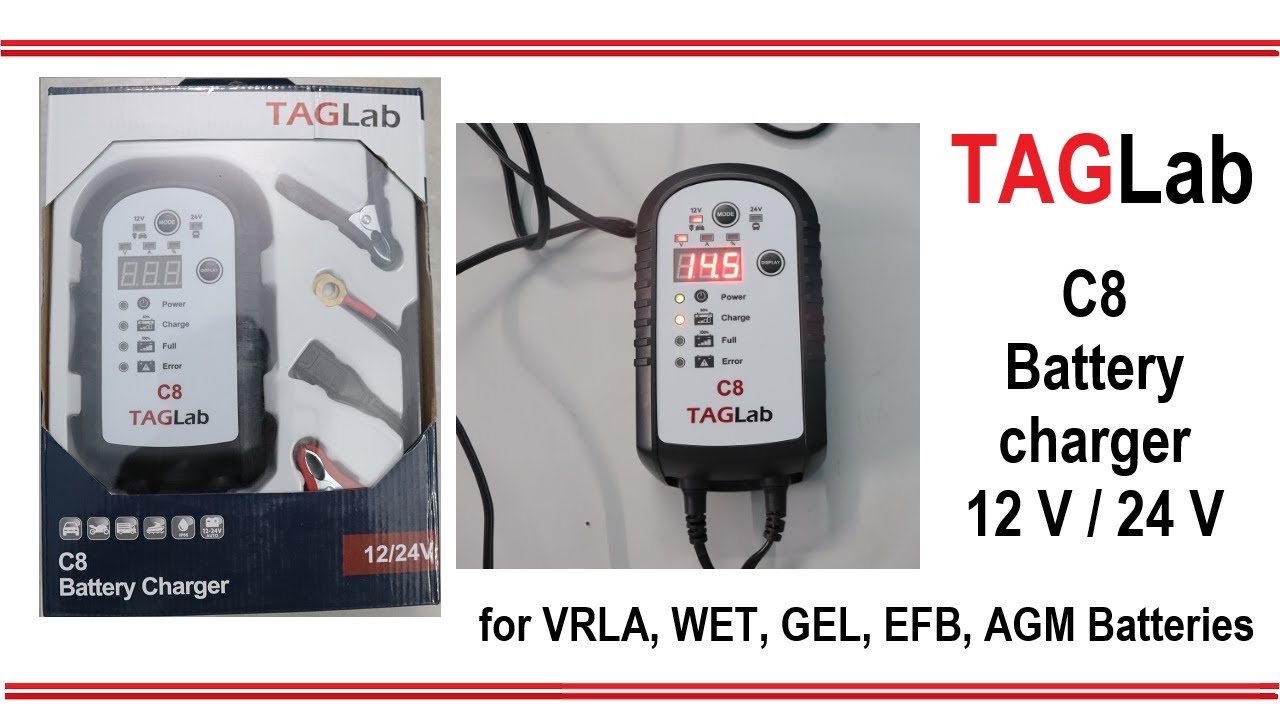 TAGLab C 8 Battery Charger