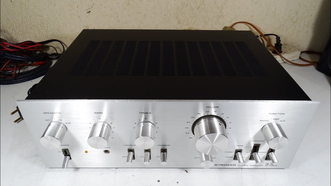 AMPLIFICADOR INTEGRADO PIONEER SA-7500II JAPAN 1976 RESTAURACION P2