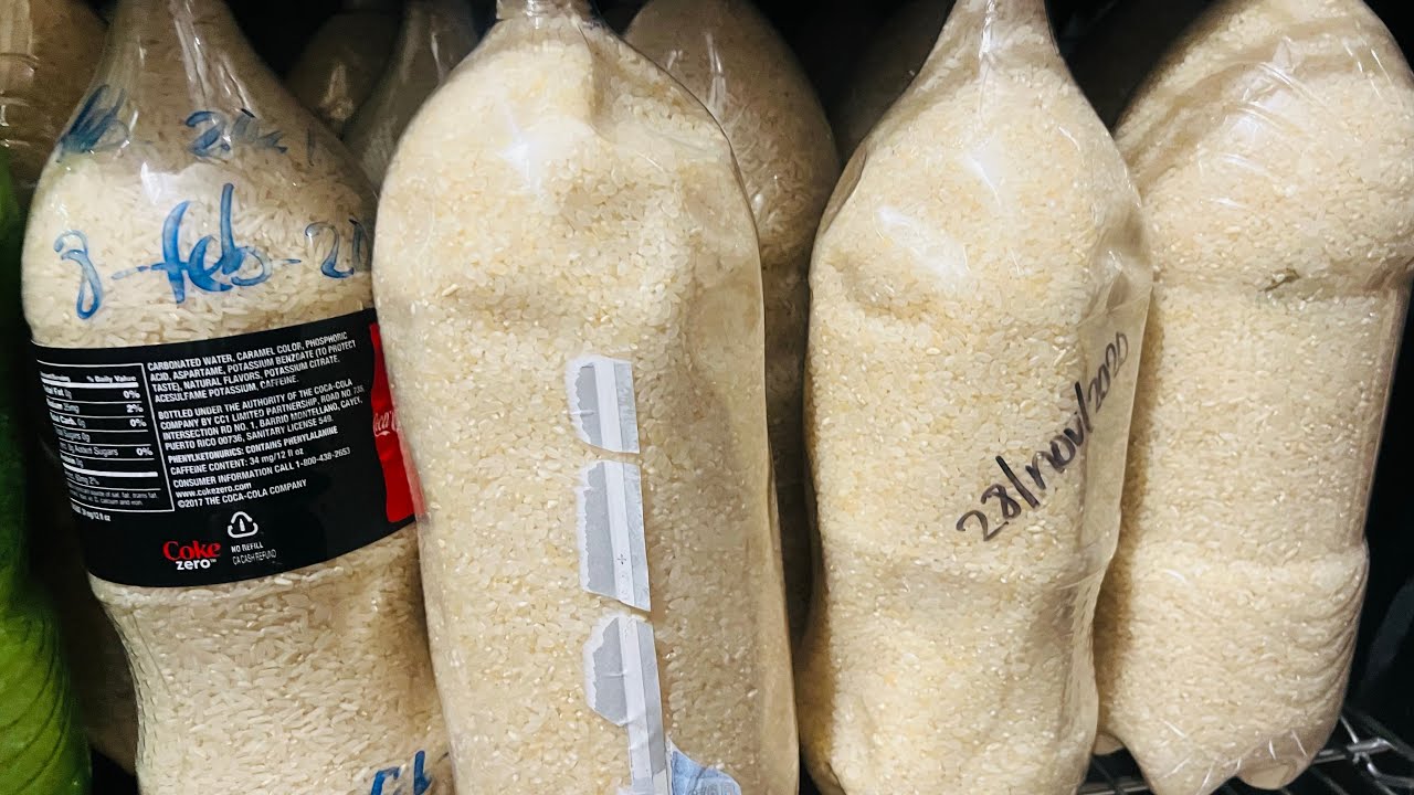 Cómo almacenar arroz por 25 años?