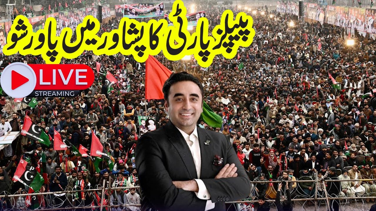🔴LIVE | PPP Power Show in Peshawar | PPP Vs PMLN | Bilawal Bhutto Zardari Speech | SAMAA TV