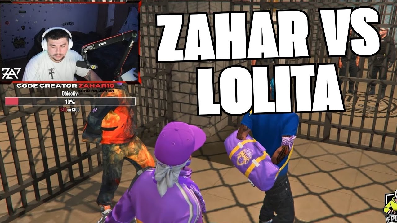 ZAHAR VS LOLITA PE FPLAYT? ZAHAR PRINS SI BAGAT IN INCHISOARE DE POLITIA FPLAYT!
