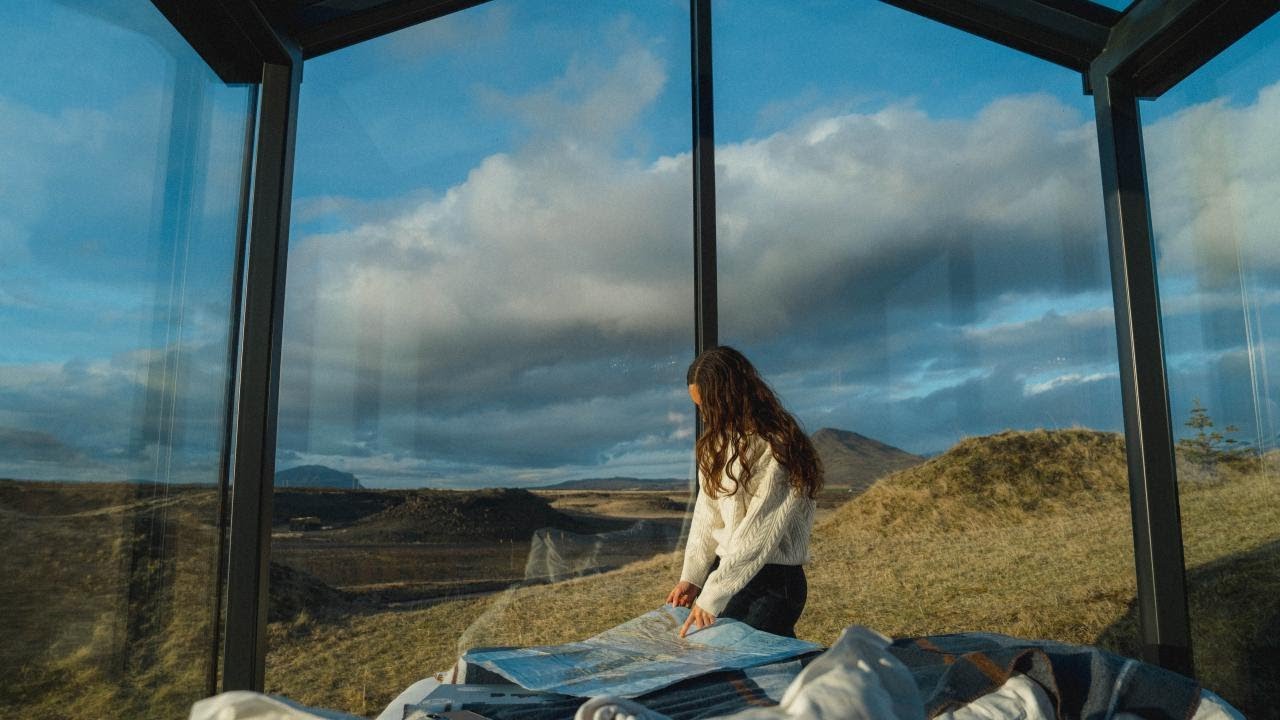 Explore the silence and peace of Iceland - in a glass Lodge.