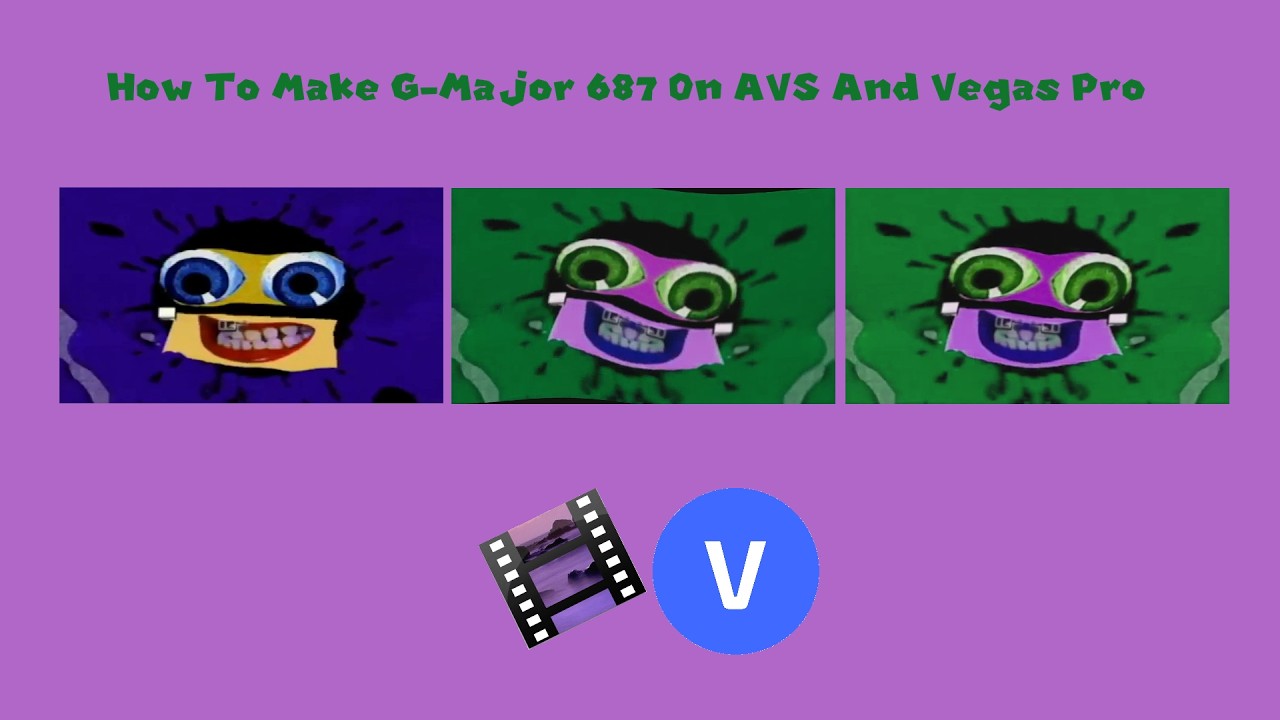 How To Make G-Major 687 On AVS and Vegas Pro