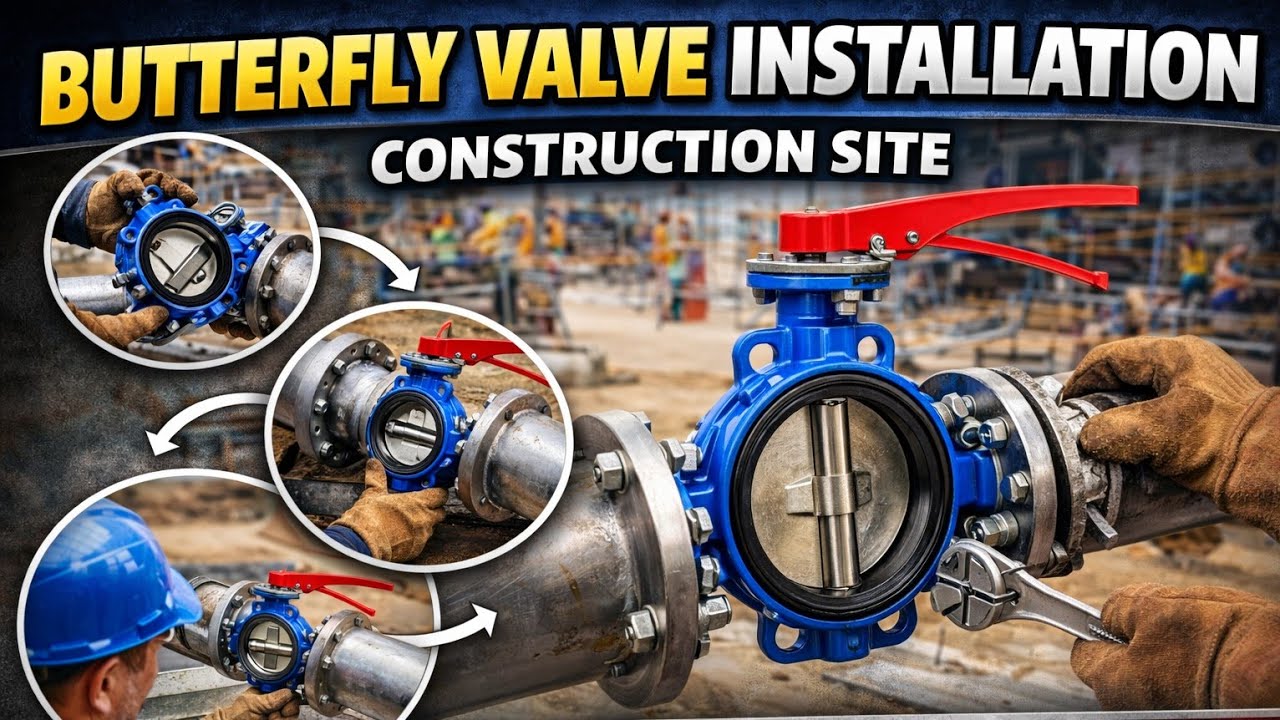 Butterfly Valve Installation in Construction Site | Step-by-Step Guide