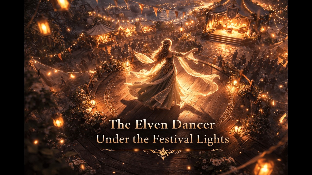 The Elven Dancer Under the Festival Lights – Calm Celtic Fantasy Music (No Lyrics)