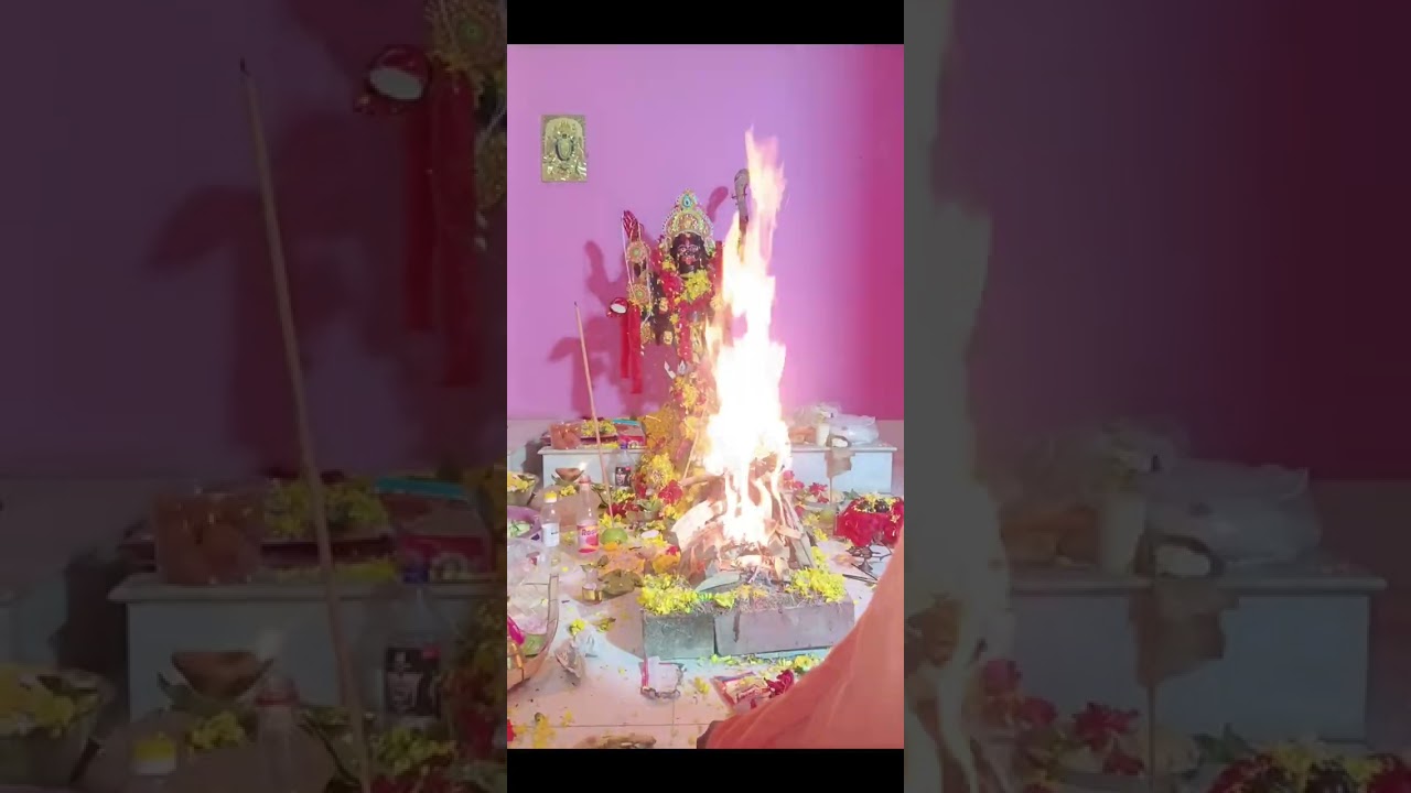 Parar Kali Puja 🙏❤️😇 #likeandsubscribe #vlog #bengalivlog 