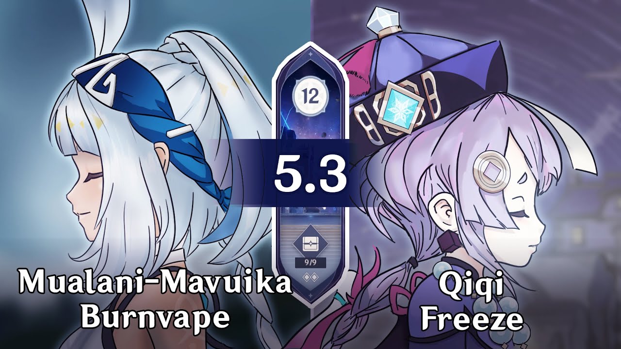 Mualani (Top), Qiqi (Bottom) | Spiral Abyss 5.2/5.3 | Genshin Impact