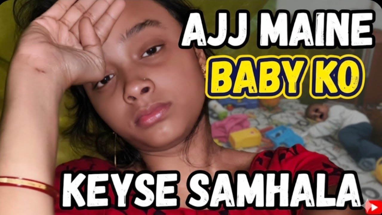 Baby ko ake samhalna mukil nhi hota hai#sefakiduniya #vlog#trendingvideo #sefakiduniyaviralvlog  