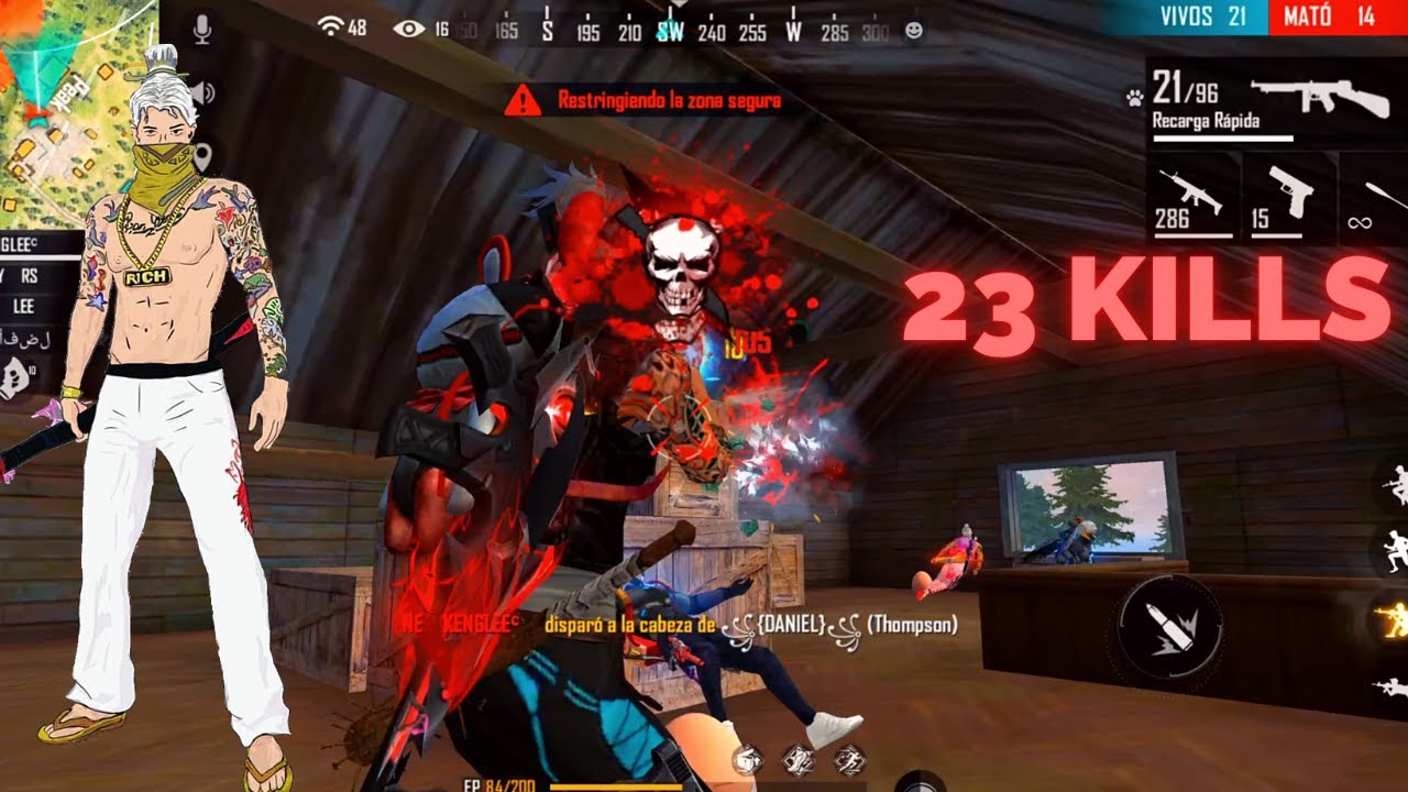 💀 ¡TIENES QUE VER ESTA PARTIDA , 23 KILLS BOOYAH ! 💀 ~ FREE FIRE