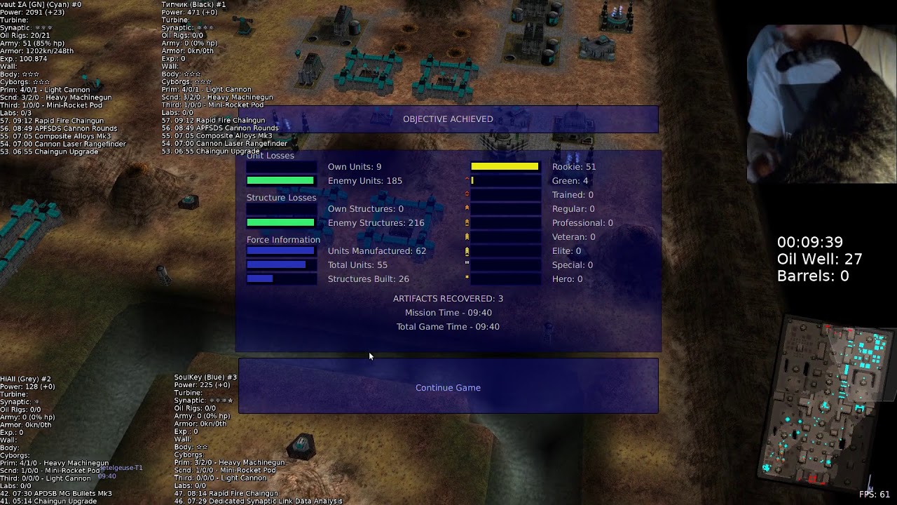Warzone 2100 low oil