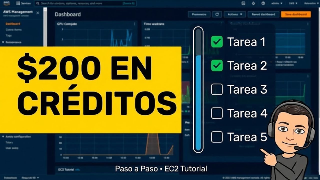 Cómo Obtener los $200 en Créditos de AWS Paso a Paso (Tareas + Tutorial Completo) 02