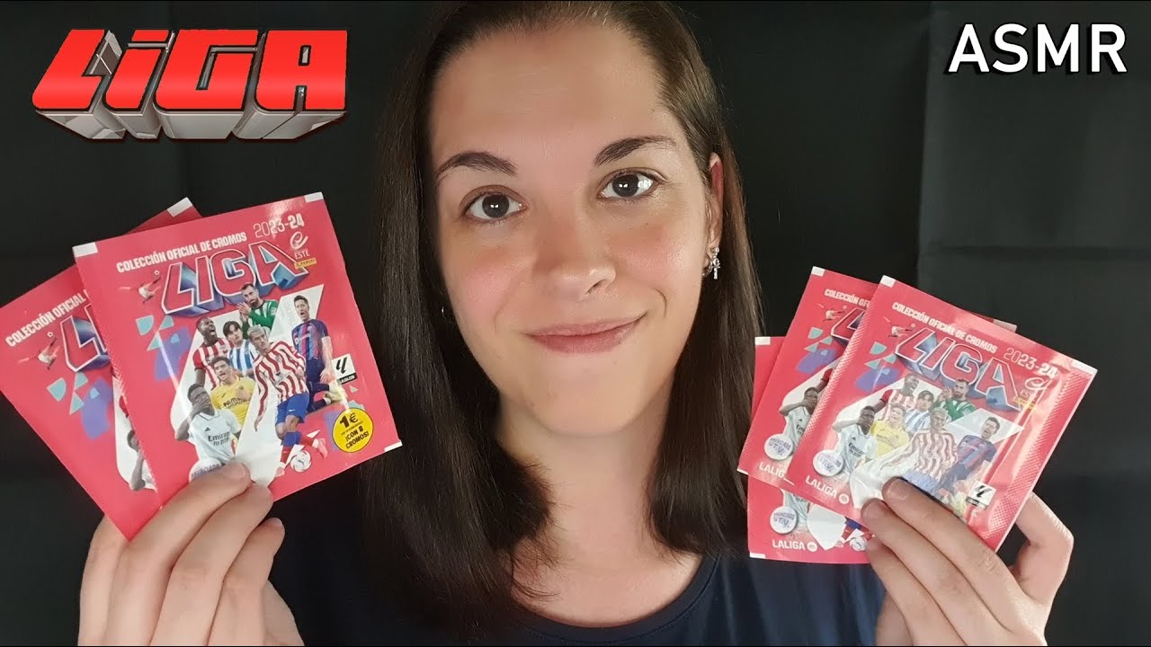 Me Sale EL CROMO 😱​ Apertura Sobres de Fútbol de La Liga | ASMR Español | Alternative ASMR