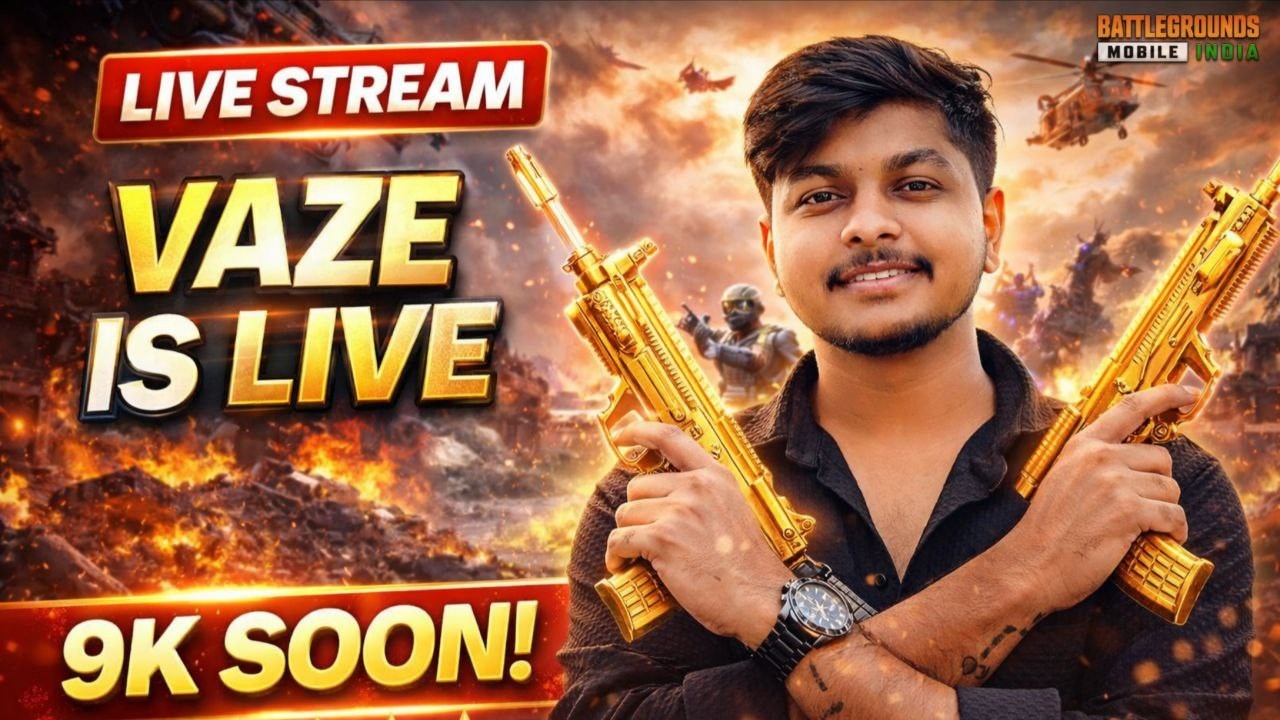 9K SOON | VAZE IS LIVE  | 1V1 ROOMS  Live Stream  | BGMI 4.2 UPDATE #1v1 #bgmilive  @vazeislive