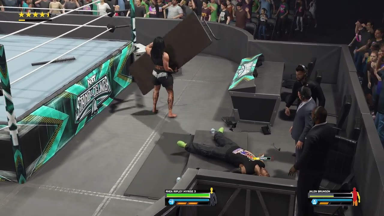 Giant MMA Rhea Ripley VS Nba WWE2k25 🎮
