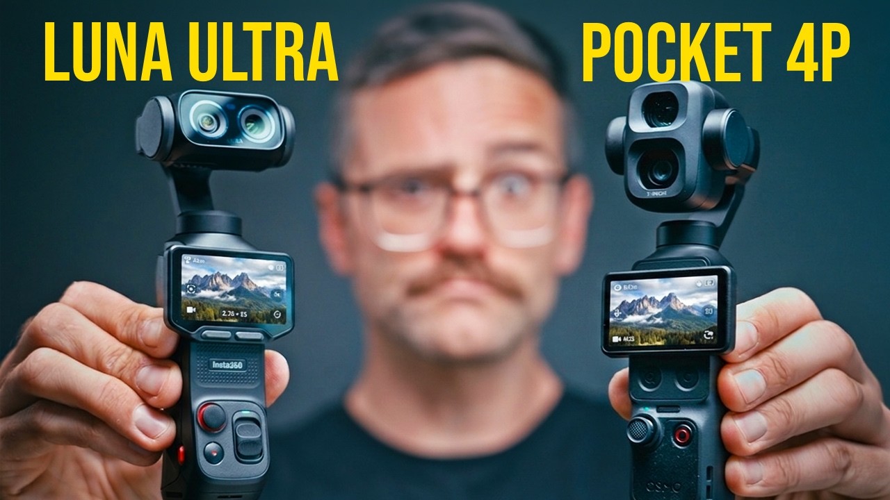 DJI Pocket 4P против Insta360 Luna Ultra: что ЛУЧШЕ?