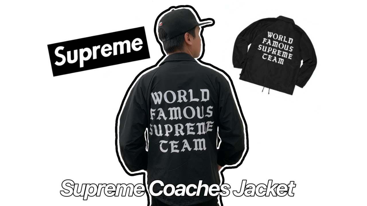 Supreme Coaches Jacket Unboxing & Review!
