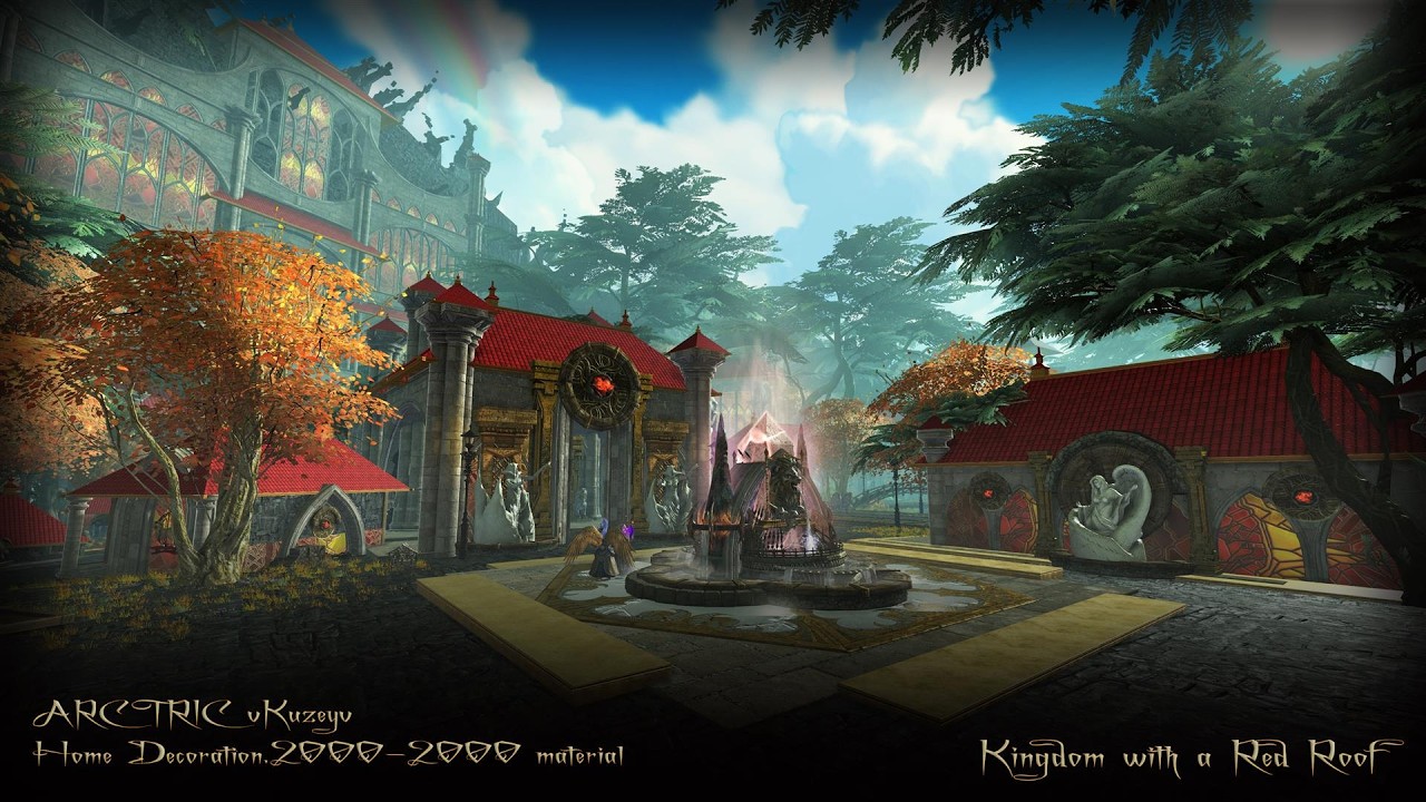 NEW.Gw2 Homestead.Kingdom with a Red Roof -ARCTRIC vKuzeyv Home Decoration.2000-2000 material
