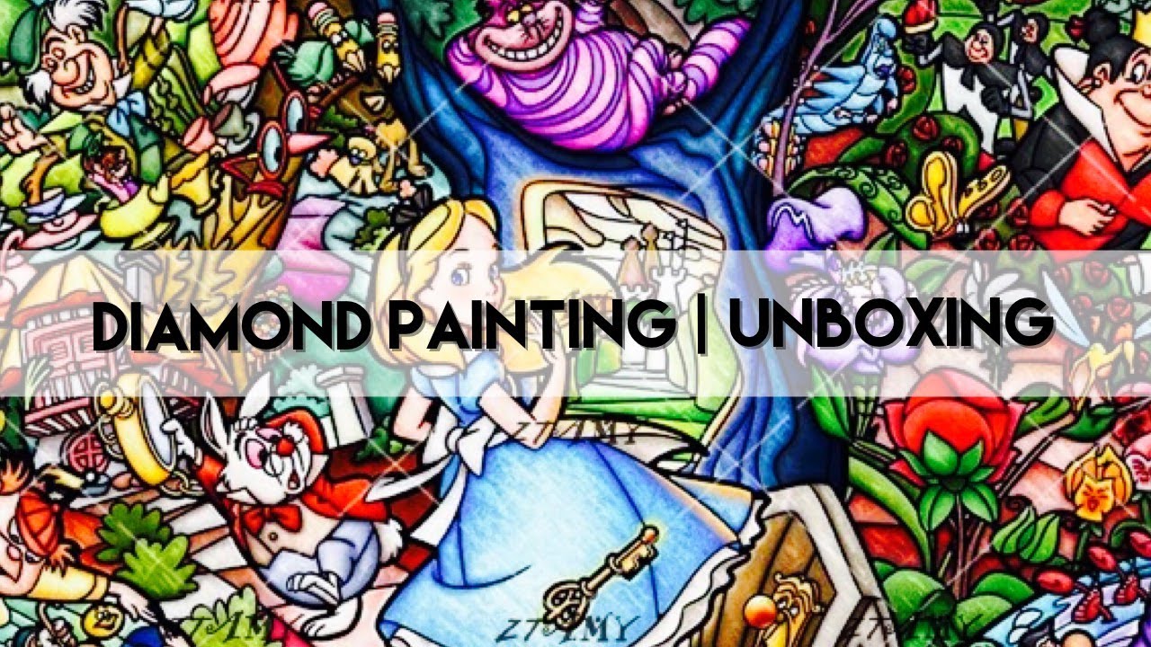 Diamond Painting -  Unboxing | Homfun Alice in Wonderland
