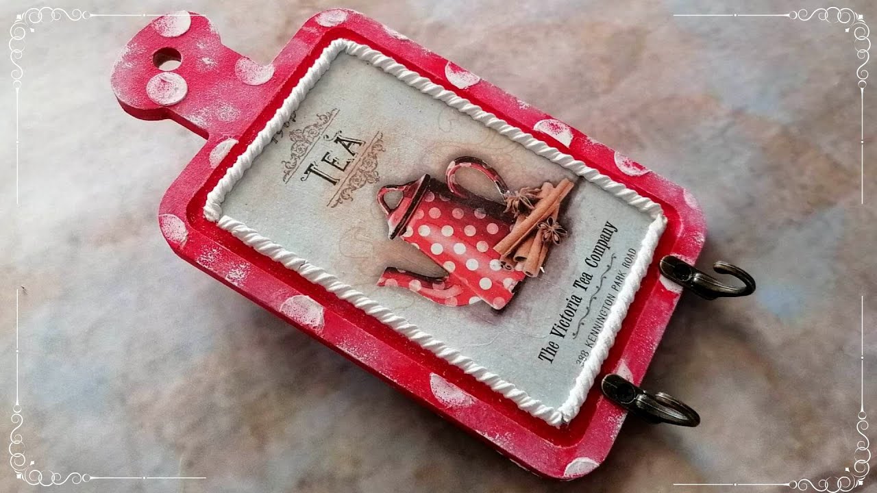 Chopping board decoration ideas - decoupage - DIY