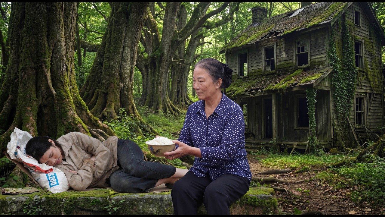 A homeless girl was given a home by a kind woman &ndash; an act of kindness that changed her life.