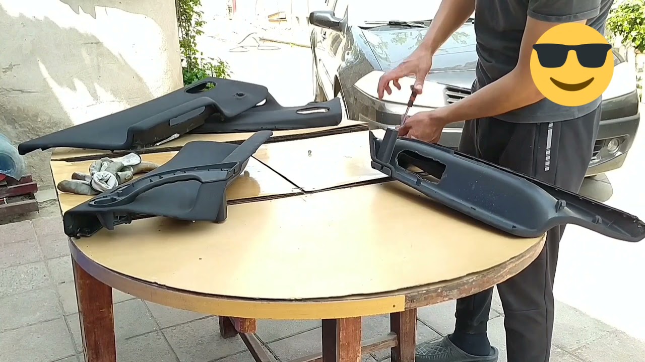 How to remove headliner in a renault megane.Renault megane roof refitting. tavan döşemek