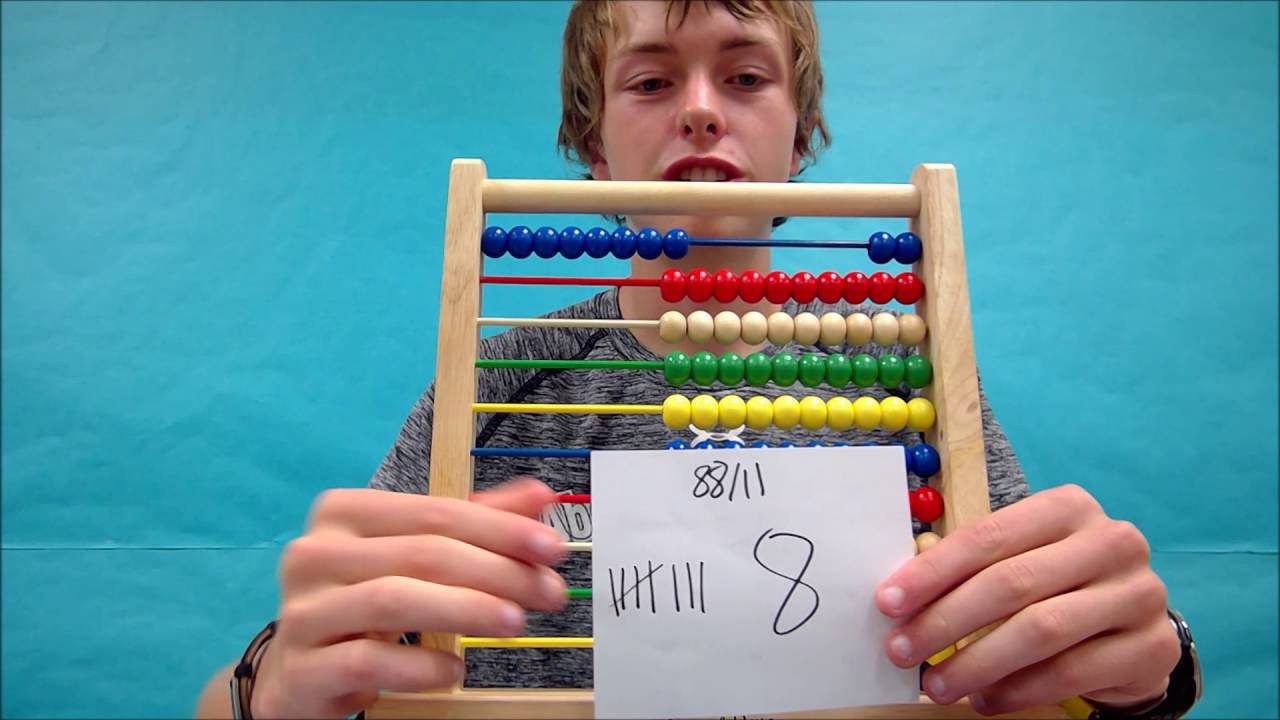 How to use a 100 bead abacus-Double Digit Division