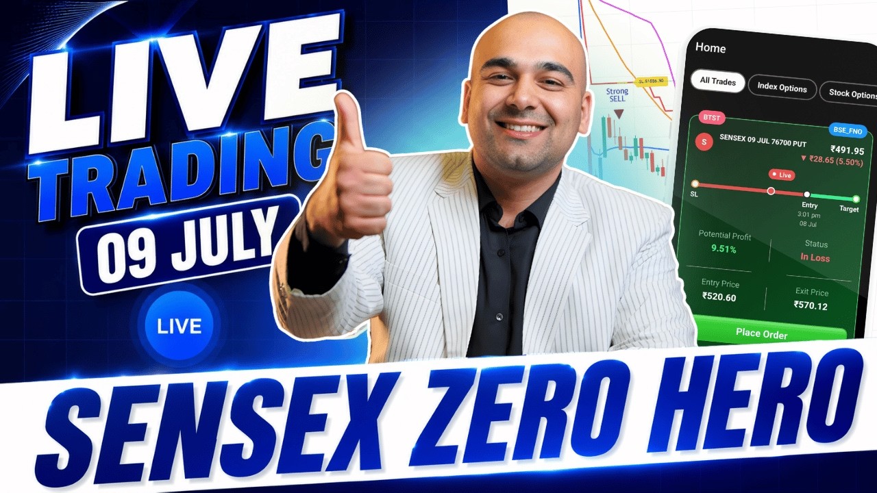 Live Trading ZERO HERO TRADE ✅ #nifty #livetrading