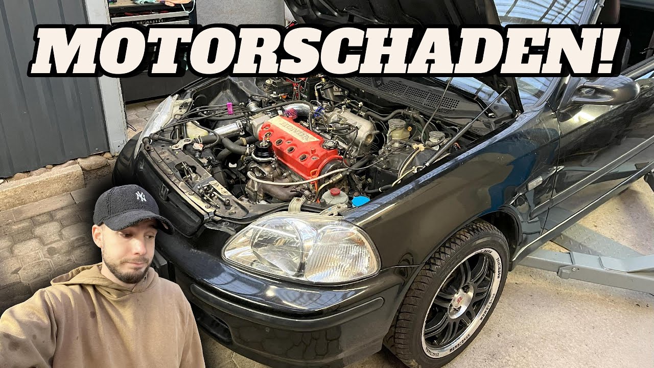 Abgasanlage bauen und direkt ein Motorschaden! - Honda Civic Turboprojekt!