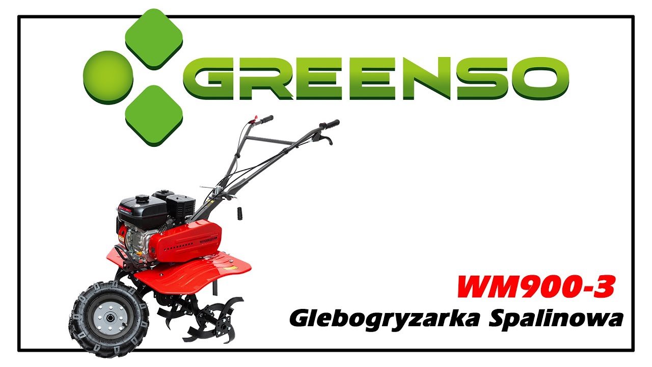 Glebogryzarka Spalinowa GREENSO WM900-3 - Unboxing/Montaż/Uruchamianie