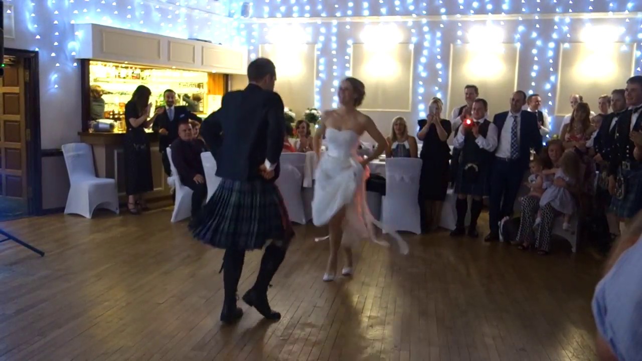 Highland Hustle inspired wedding dance