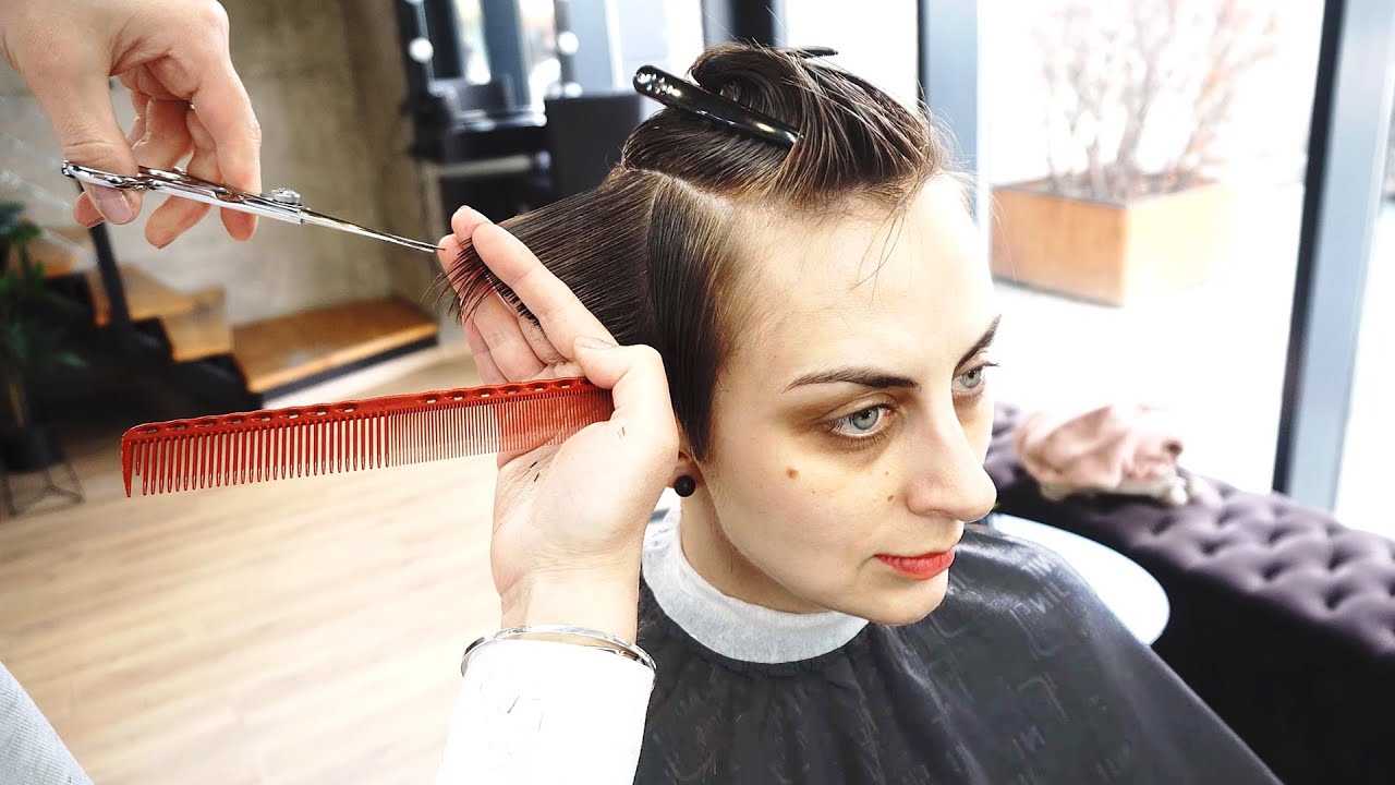 AMAZING HAIRCUT FOR WOMEN - SHORT UNDERCUT PIXIE