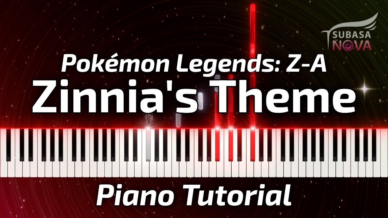 Zinnia's Theme - Pokémon Legends Z-A: Mega Dimension DLC | Piano Tutorial & Sheet Music