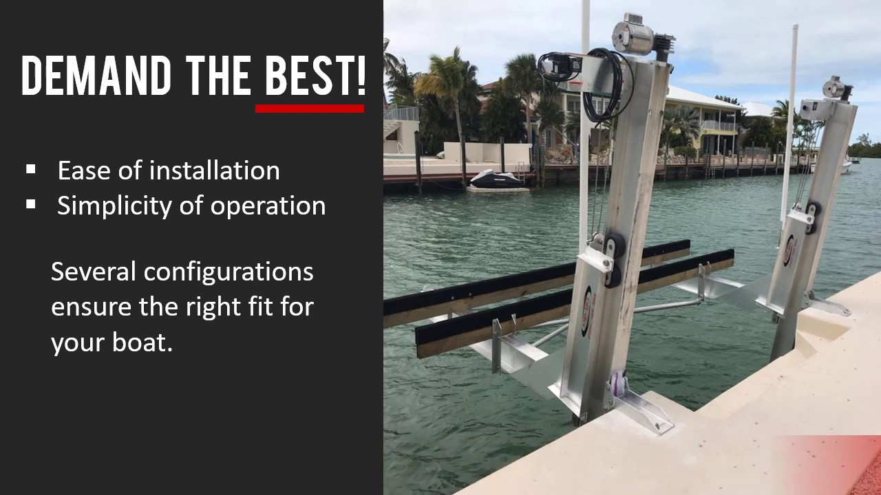 If You Demand the Best, Install a Hurricane Boat Lift