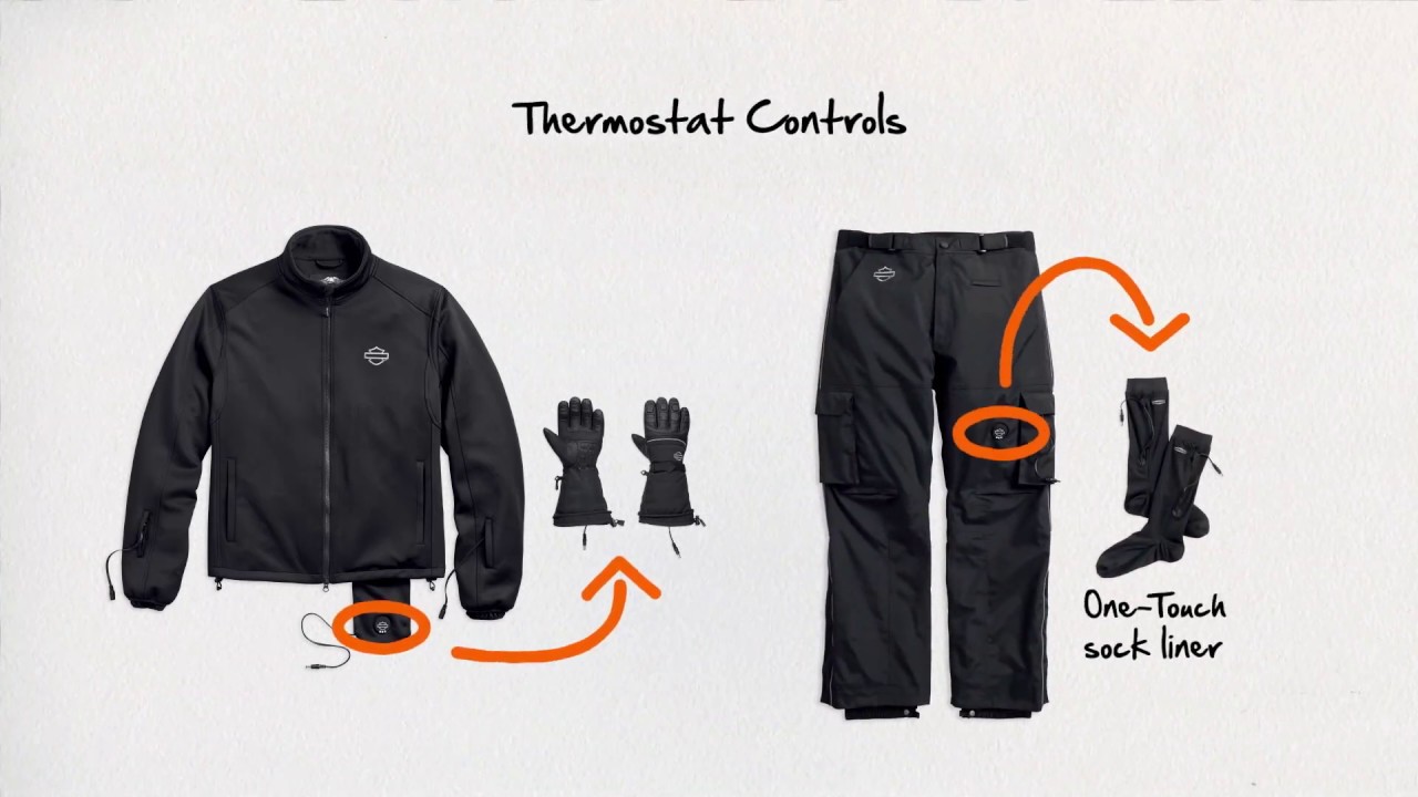Built-In Temperature Control Heated Gear | Harley-Davidson