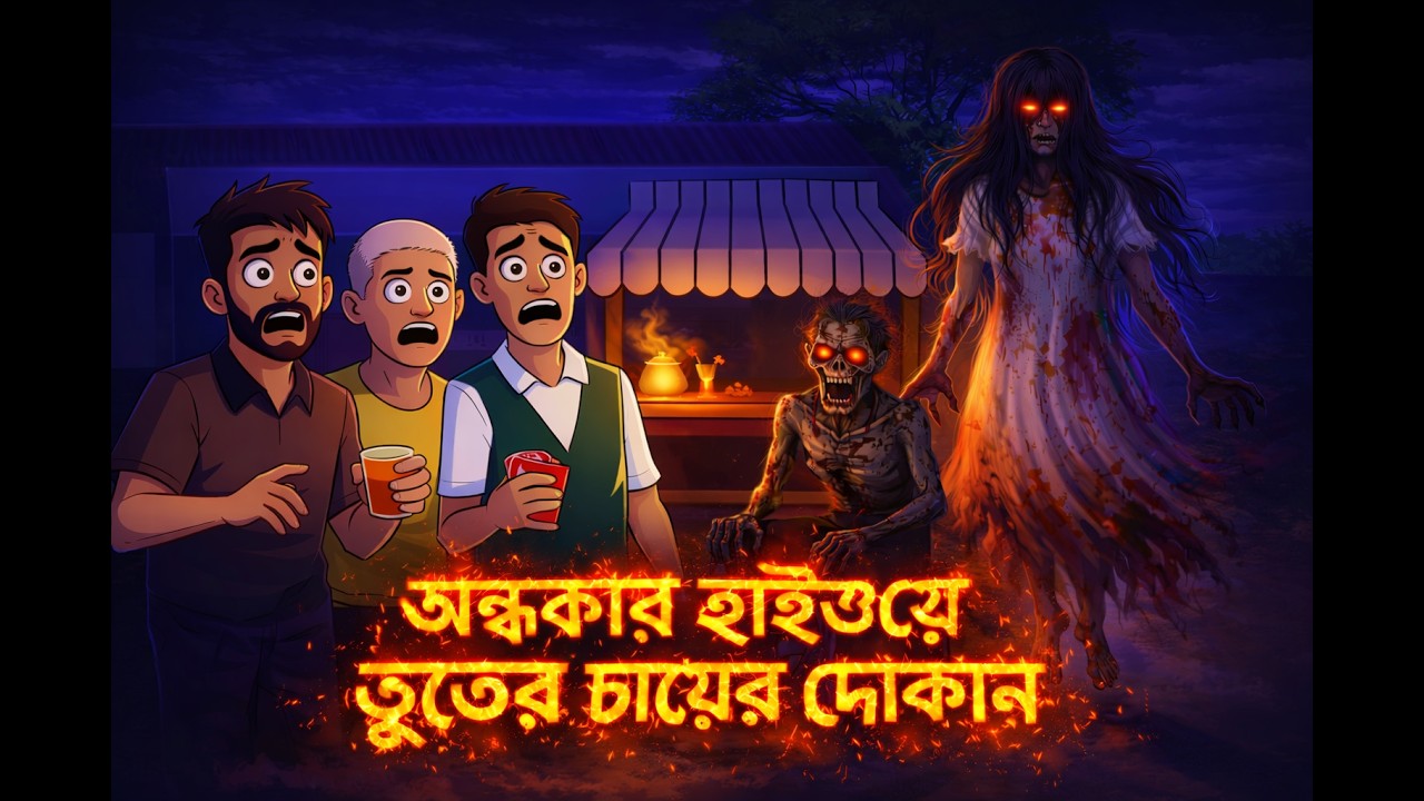 “ছায়াহীন চায়ের দোকান” (Bengali moral stories)(fairy tales Cartoon)(thakumar jhuli){thakumar jhuli}