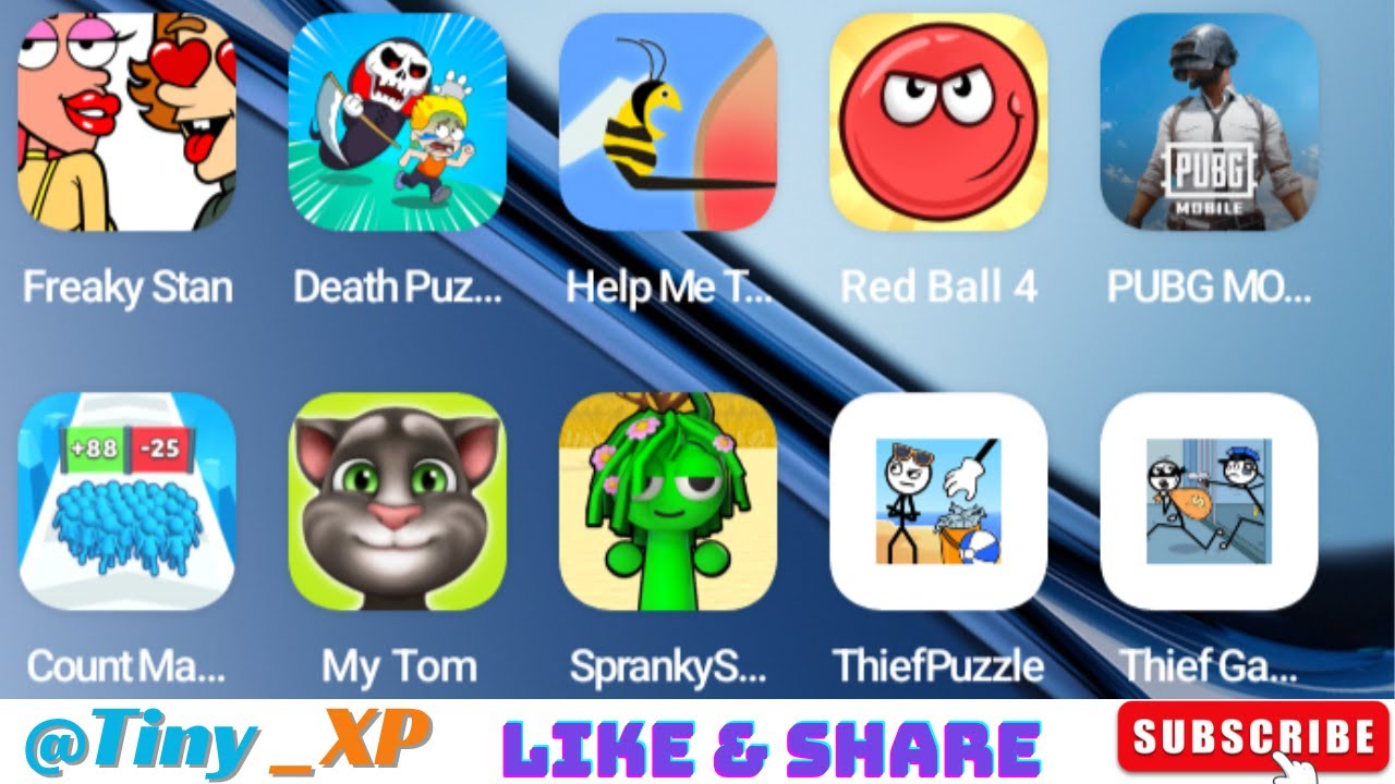 freaky Stan gameplay | mini puzzle game | freaky Stan fun Story | Red Ball 4 vs Thief Puzzle....