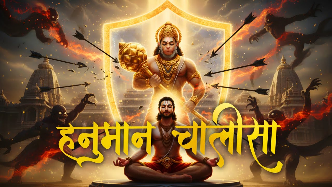 श्री हनुमान चालीसा || This Hanuman Chalisa will Protect You 🧿