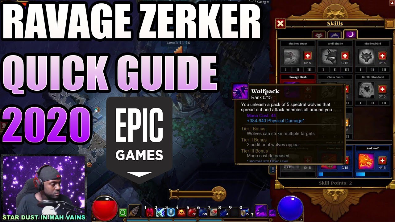 TorchLight 2 - Ravage Berserker quick build - SO FUN in 2020
